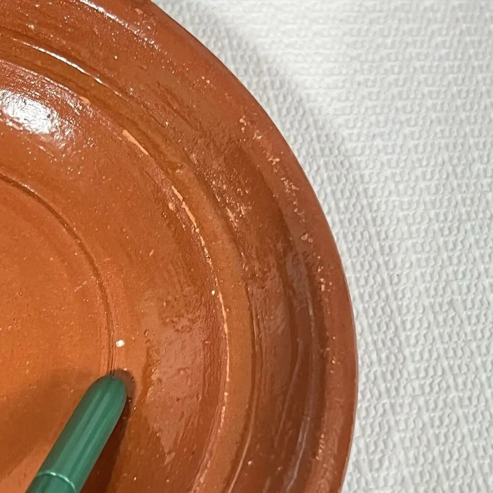 Tagine Clay Pot Earthenware Terracotta Traditional Moroccan Food 2-Piece